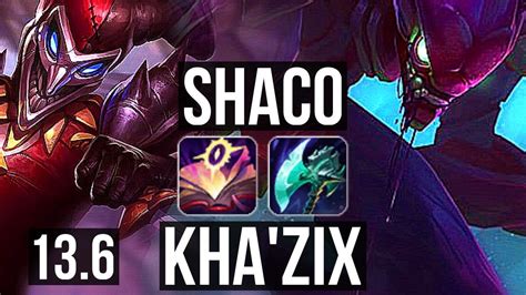 Shaco Vs Kha Zix Jng M Mastery Games Dominating