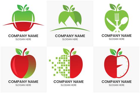 Set of Apple Logo Design Template Graphic by makhondesign · Creative ...