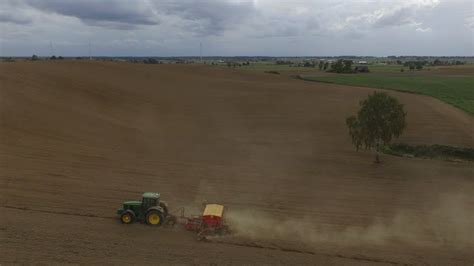 John Deere 6620 Vaderstad Rapid siew pszenicy na górze Kula CDA