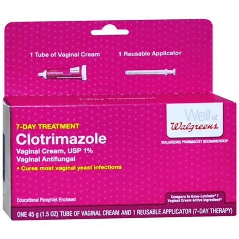 Walgreens Clotrimazole 7 Vaginal Cream 7 Day Treatment Reviews 2019