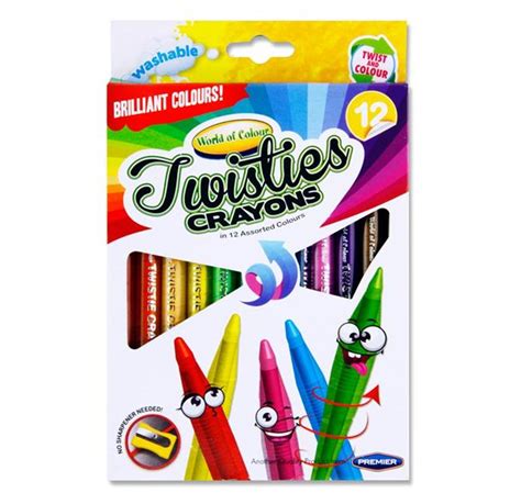 World Of Colour Twisties Crayons 12pk Kings Paper And T Shop