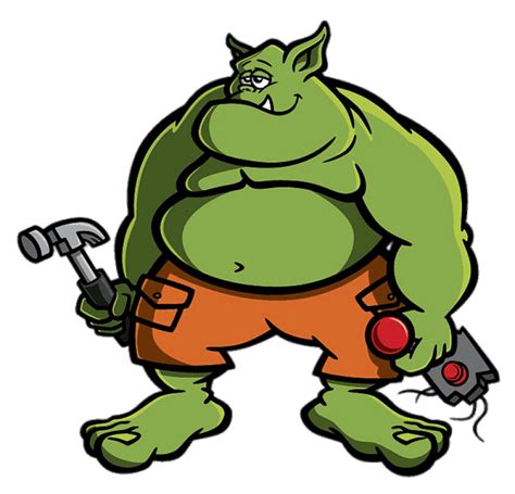 Ogre Game Character Fantasy Creature Strong Warrior Epic Quest