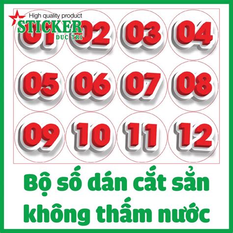 Mua Sticker Bộ Số 01 đến 60 Dán Số Thứ Tự Dành Cho Nhà Hàng Quán Cà