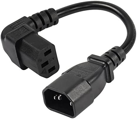 Cerrxian Iec C To Degree C Pdu Power Supply Extension Cable