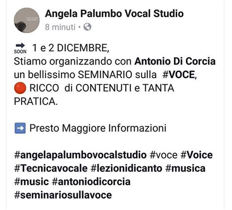 E Dicembre Stiamo Organizzando Con Antonio Di Corcia Un Bellissimo