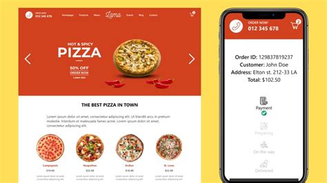 Food Ordering App UI Design Using React Next Js Responsive Restaurant