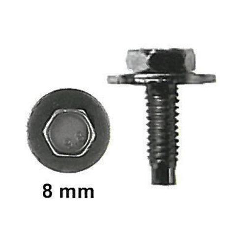 Hex Bolt With Washer Black M Ovesco