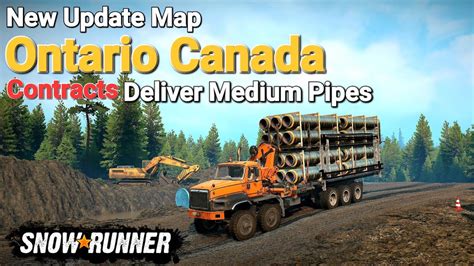 New Update Map Ontario Canada Contracts Deliver Medium Pipes In