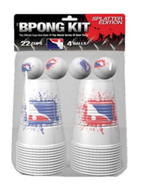 Beer Pong Balls And Cups Kit Splatter Design Bpong Wsobp Official