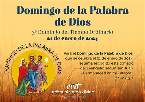 Domingo De La Palabra De Dios Permaneced En Mi Palabra