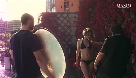 Naked Lyubov Aksyonova In Maxim Photoshoot