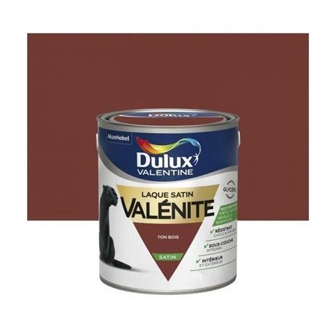 Peinture Laque Glyc Ro Satin Marron Ton Bois Valenite L Dulux