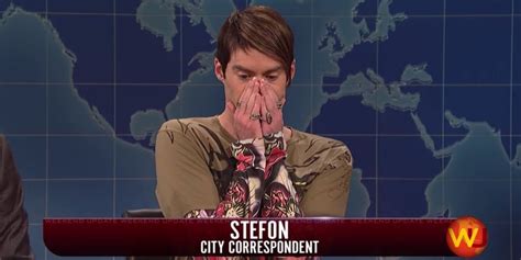 Stefon Returns To Weekend Update Still Can T Keep It Together HuffPost