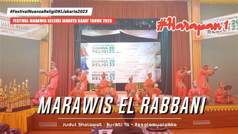 Marawis El Rabbani Festival Seni Nuansa Religi Jakarta Barat