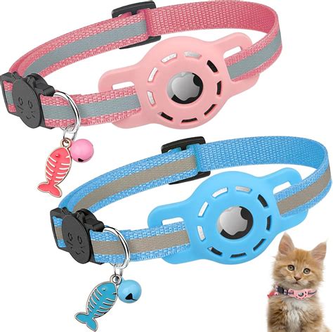 Collier R Fl Chissant Airtag Pour Chat Collier Gps Int Gr Avec