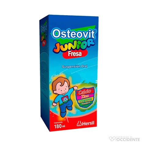 Osteovit Junior Susp Fresa X 180ml Hersil Farmacias De Occidente