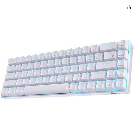 RK68plus RK871 คยบอรด Gaming Bluetooth 2 4GWireless Type C Wired 3 Mode Hot Swappable แสงส