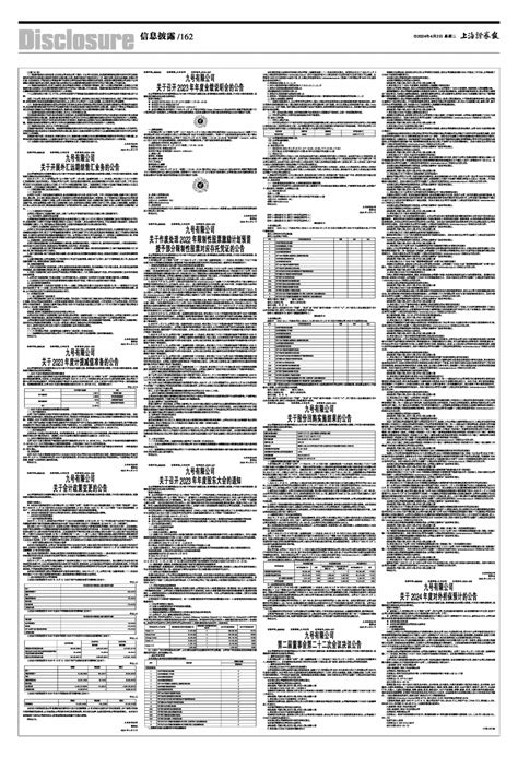 2024年04月02日 第162版：信息披露 上海证券报