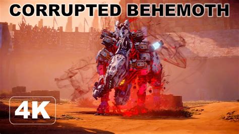 Corrupted Behemoth Boss Fight Horizon Zero Dawn Fast Kill Ultra