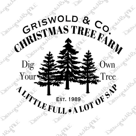 Griswold Christmas Tree Farm Svg Png Christmas Christmas Vacation