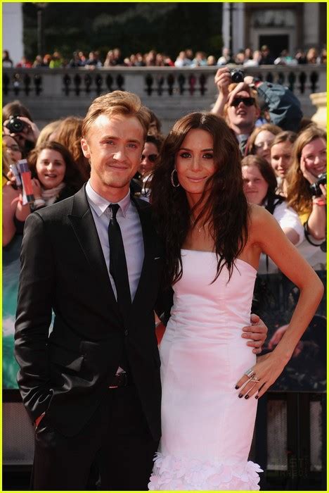 Tom Felton Harry Potter Premiere With Jade Olivia Tom Felton