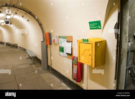 Underneath Birkenhead Queensway Tunnel Liverpool Hi Res Stock