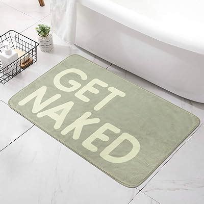 Amazon Markhomia Get Naked Bath Mat Glow In The Dark Cool Rug