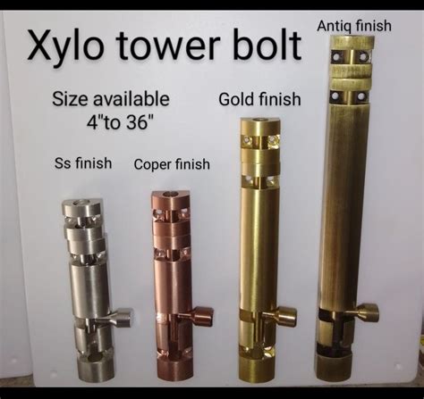 Brass Xylo Tower Bolt At Best Price In India