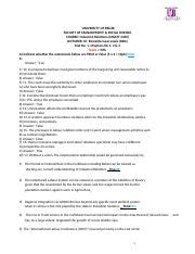 Test No Industrial Relations Docx University Of Belize Faculty