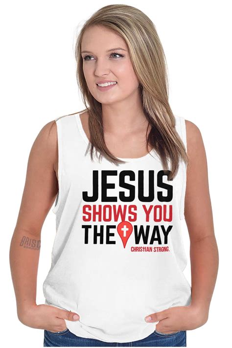 Jesus Way Truth Life Bible Verse Tank Top T Shirts Men Women Brisco