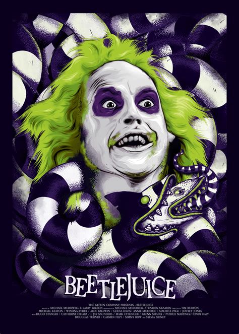 Beetlejuice Poster By Jeffpoitiers Beetlejuice Movie Art Beetlejuice Movie