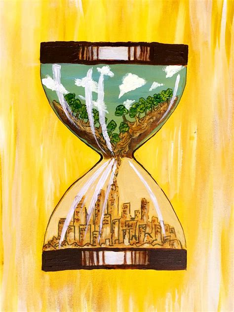 Artmasters Paint Like Banksy Hourglass Acryl Sanduhr Leinwand Kreative Events