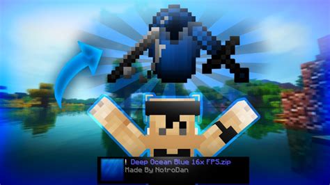 EL Mejor TEXTURE Pack AZUL BLUE FPS BOOST 1 8 Arena PVP Y Skywars