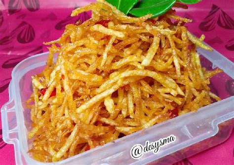 Resep Kering Kentang Tanpa Kapur Sirih Kentang Mustofa Oleh Desy