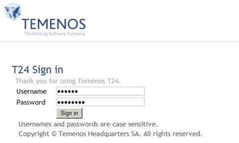 Temenos T24 Financial It