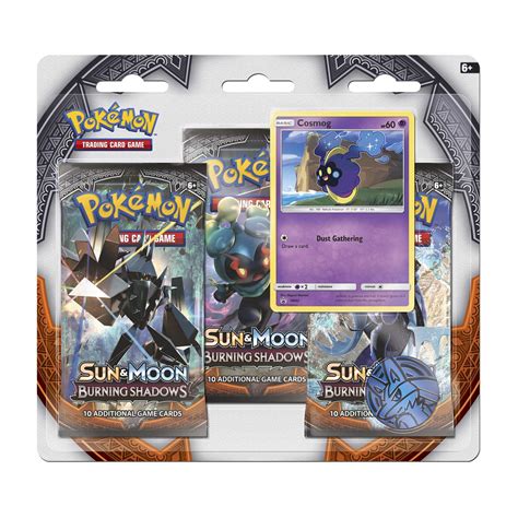 Pokémon Tcg Sun And Moon Burning Shadows 3 Booster Packs Cosmog