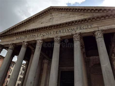 Agripa Pantheon Rome Italy Stock Image Image Of Ancient History