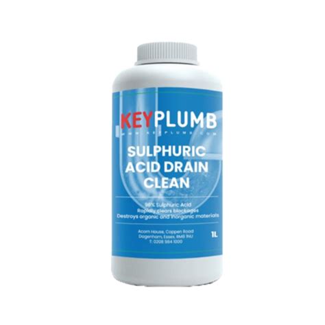 Sulphuric Acid Drain Cleaner Keyplumb