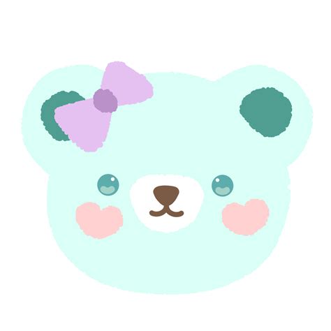 cute Bear face illustration 45933504 PNG