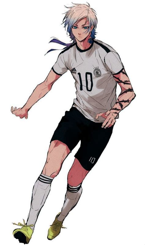 Michael Kaiser Blue Lock Blue Anime Football Poses Cool Anime Guys