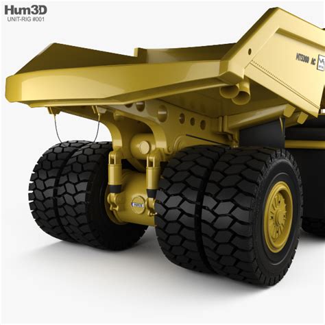 Unit Rig Mt5300d Ac Dump Truck 2017 3d Model Download Truck On