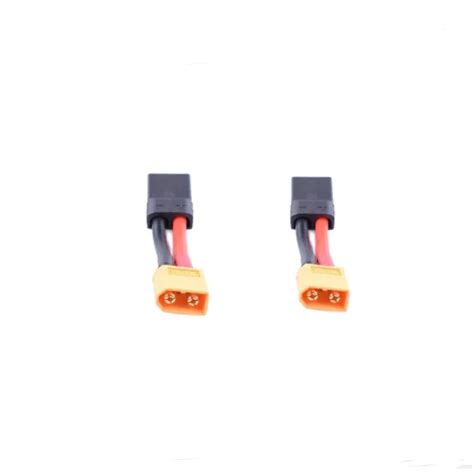 2 Pcs Male Xt60 Connector To Female Trx Traxxas Plug Adapter With 12awg Silicone Cable Wirepng