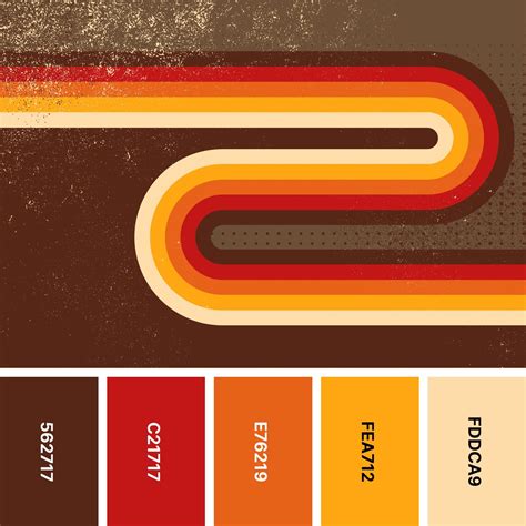 31 Retro Color Palettes for Throwback Designs | Color Meanings