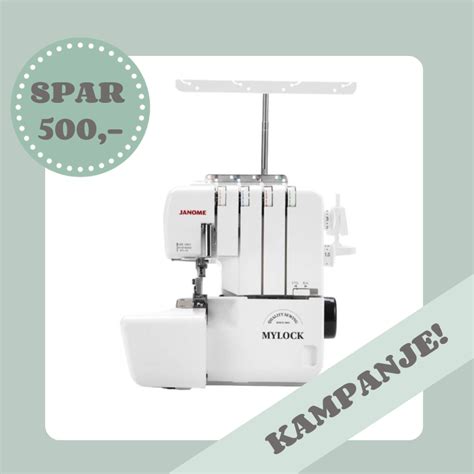 Janome Mylock 644D - Klar, ferdig - sy!