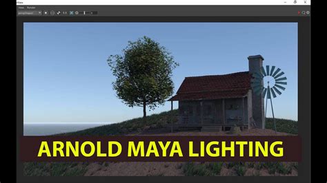 Arnold Maya Lighting Tutorial Exterior Physical Sky Ocean Part