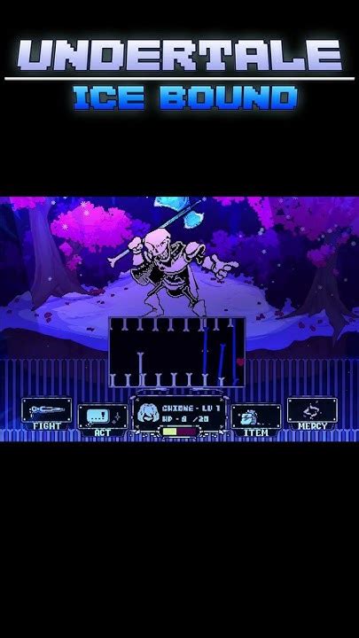 Undertale Icebound Papyrus Attack Short Youtube