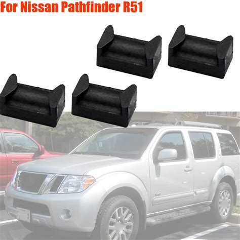 4x Car Door Check Strap Repair Kit Inner Plastics Stopper Clip For Nissan Pathfinder R51 2004