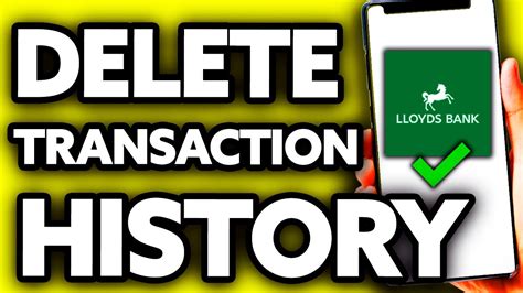 How To Delete Transaction History On Lloyds App Very Easy Youtube