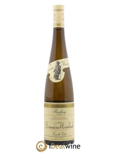 Acheter Alsace Riesling Cuvée Théo Weinbach Domaine 2019 lot 667