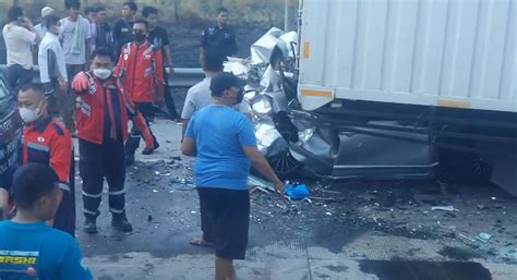 Korban Meninggal Dalam Kecelakaan Tol Pejagan Pemalang Mobilnya Rusak